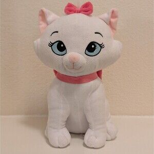 Disney Aristocats Marie Sitting Kitten Cat 10.5" Plush White Stuffed Animal